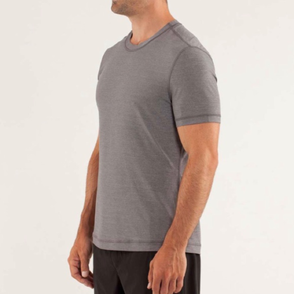 Lululemon Reverse Sprint Short Sleeve Heathered Slate